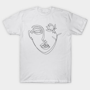 face flower T-Shirt